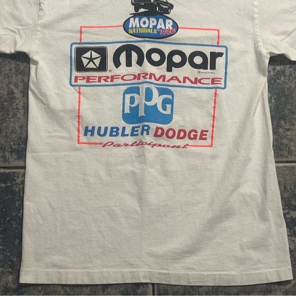 Vintage Single stitch 1993 mopar nationals 90’s racing t shirt - Picture 9 of 11